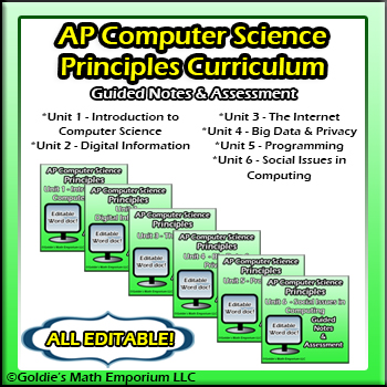 AP Computer Science Principles Resources - Goldie's Math Emporium