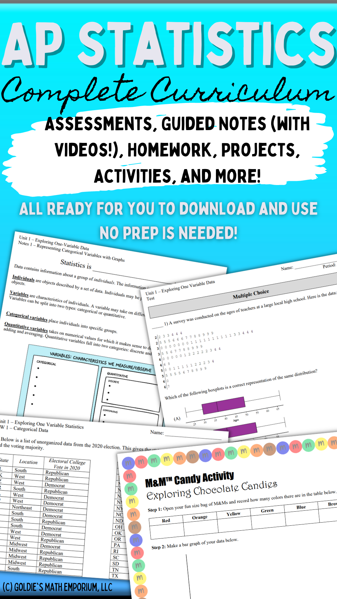 AP® Statistics - Goldie's Math Emporium