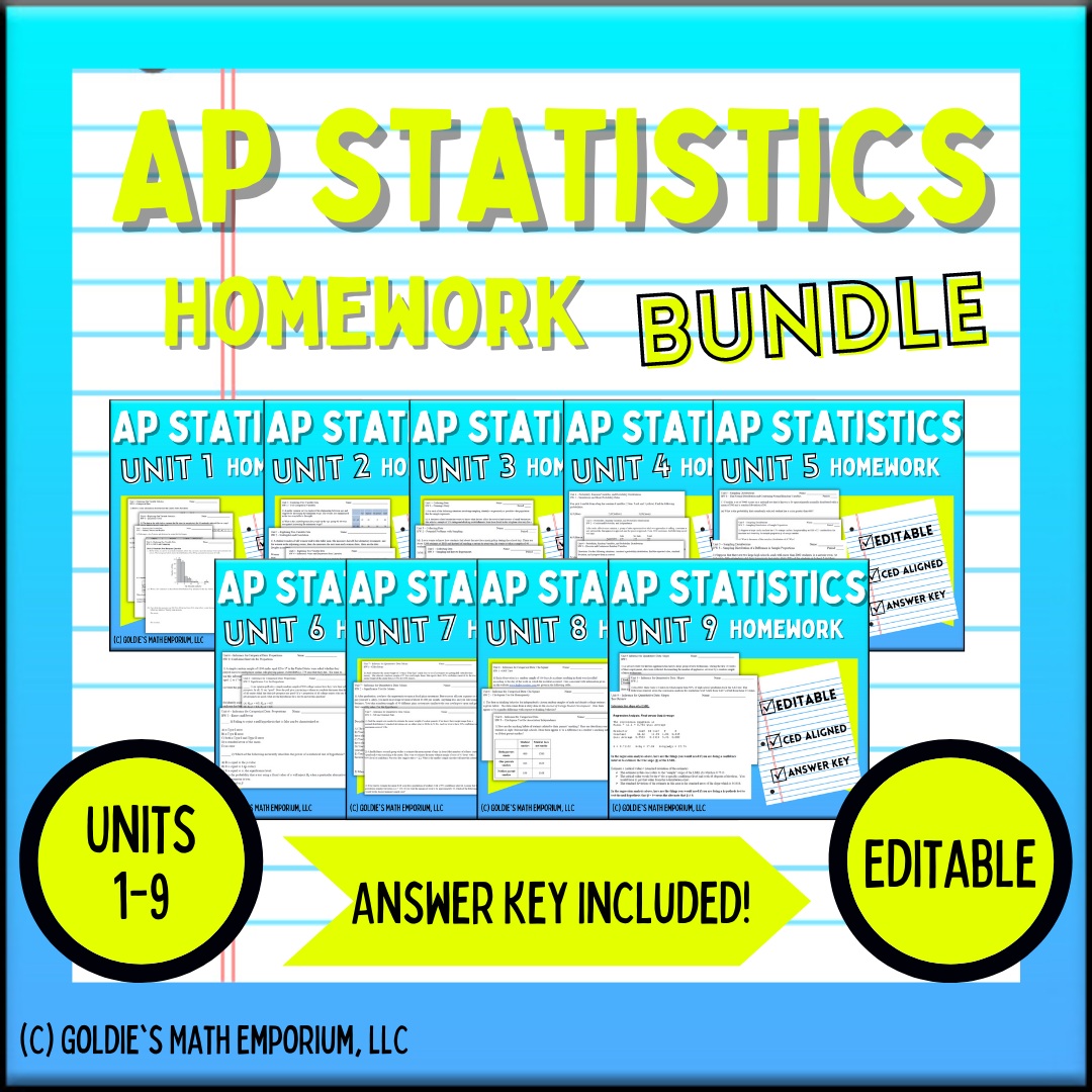 AP® Statistics - Goldie's Math Emporium