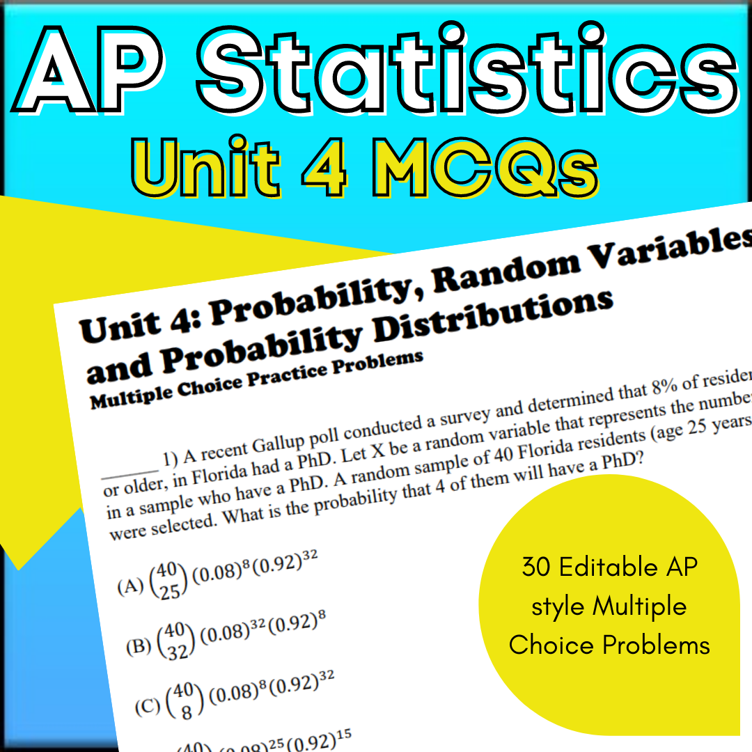 AP Statistics Unit 4: Probability, Random Variables, And Probability ...