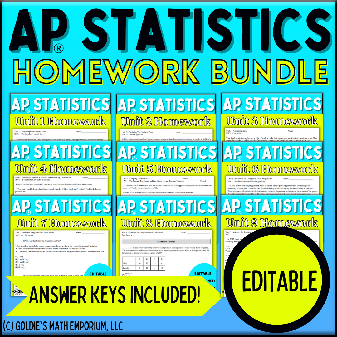 AP® Statistics - Goldie's Math Emporium