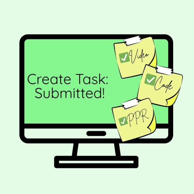 Happy Create PT Submission Day! 

AKA the day your students say "Wait, we had to submit it to the College Board too?!"

🤣🤣🤣